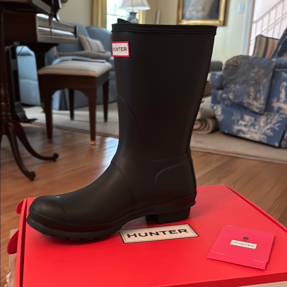 Hunter Black Rain Boots